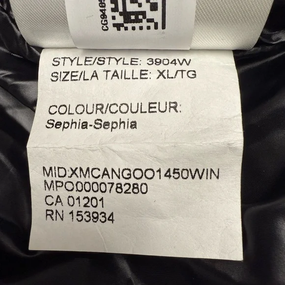 CANADA GOOSE Sephia Marlow Jacket XL Xtra Large Brown Puffer Coat - Picture 8 of 16